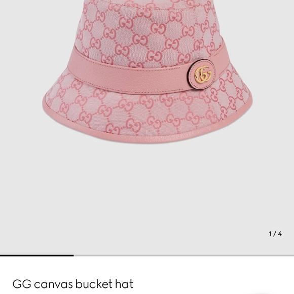 Pink Gucci bucket hat - Picture 4 of 4